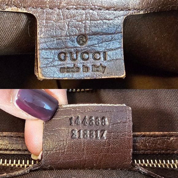 Authentic GUCCI Monogram GG Web Sherry Line Crossbody - Picture 11 of 13